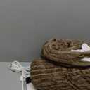 Heated Blanket Electric Throw, Soft Flannel Heating Blanket with 8 Hours Auto Off 10 Fast Heating Levels Machine Washable Sherpa Heated Blanket with Overheating Protection (Throw (50" x 60"), Camel)