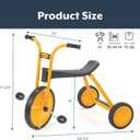 Angeles Kids Tricycle with Airless Rubber Tires, Trike, 4 Yrs and Up
MyRider Toddler Tricycle with 16" Tall Seat & Spokeless Tires, Rust-Resistant Kids Bike for Preschools and Daycare