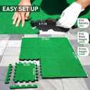 GAIARENA Outdoor Indoor Rug Turf Mat Doormat for Patio/Porch/Golf Simulator/Exercise/Fitness/Flooring, 75.6 * 49.6 in (6.3 * 4.13ft, 0.71 in Thick)