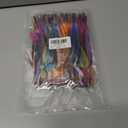 FeelfunFeather 240 pcs Colored Spotted Feathers 2-3inch Bulk Small Guinea Fowl Polka Dot Feather for DIY Crafts Clothing Hats Decoration