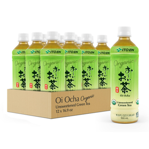 Ito En Tea Oi Ocha Green Tea, Unsweetened, 16.9 Ounce (Pack of 12)