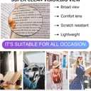 OCCI CHIARI Oversized Cat Eye Reading Glassesfor Women Retro Strong Reader 1.0 1.5 2.0 2.5 3.0 3.5 4.0 (Gray)