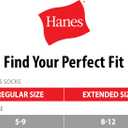 Hanes Women's Socks Pack, Ankle, Crew, No Show Socks, Moisture-wicking, Multi Pack (White)