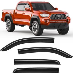Window Visors Rain Guards for 2016-2023 Toyota Tacoma Double/Crew Cab