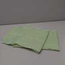 Gwine Light Green Sheer Curtain Tiers 24 Inch Length, Light Filtering Voile Short Curtain for Living Room Bedroom, Rod Pocket Cafe Curtains for Small Windows 42x24 Inch, 2PCS