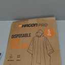 Hagon PRO Disposable Rain Ponchos for Adults (5 Pack) (One Size)
