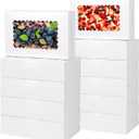 36 pcs Cookie Boxes,9x6x2.5 Inch Large Bakery Boxes with Window for Pies Chocolate Strawberries Muffins Donuts Pastry Dessert Christmas(White) (White, 9 * 6 * 2.5inch/36pcs)