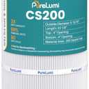 CS200 Pool Filter Replaces Jandy CS200, PJANCS200, Ultral-B9, R0462400, Unicel C-8418, Filbur FC-0823, Aladdin 35002, 200 Sq.ft Filter Cartridge 1 Pack | Easy-Rinse Design,10+ Cleaning Cycles,High-density filter captures 99%dirt