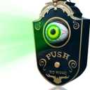 Halloween Doorbell Decoration, Lightup Eyeball Doorbell with Scary Sounds, Trick or Treat Event for Kids, Halloween Decorations for Indoor& Outdoor