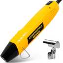 haisstronica Mini Heat Gun 350W, 2 Temp Settings 482F/752F (250C/400C), Hot Air Tool with Metal Stand & Nozzle Guard, 110V Corded Heat Shrink Gun for Shrink Tubing, Crafts, Embossing, Vinyl Wrap