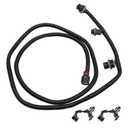 Driver/Left Side Tail Lamp Wiring Harness Compatible with Chevy Silverado GMC Sierra 1500 2500HD 3500HD 2016-2019 Replace # 23295978