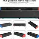 Switch Dock, TV Dock Station for Switch/Switch OLEDwith 4K@60Hz HDMI Output/Type C Port/USB 3.0 Port for Nintendo Switch DockIncompatible with Nintendo Switch 2