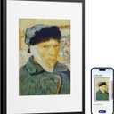 SwitchBot AI Art Frame 13.3'', Electronic Ink Picture Frame, Wireless Digital Photo Frame, Long Battery Life, Alexa Compatible, Wall Decoration, Home Décor, AI-Generated Art, Gift for Art Lovers