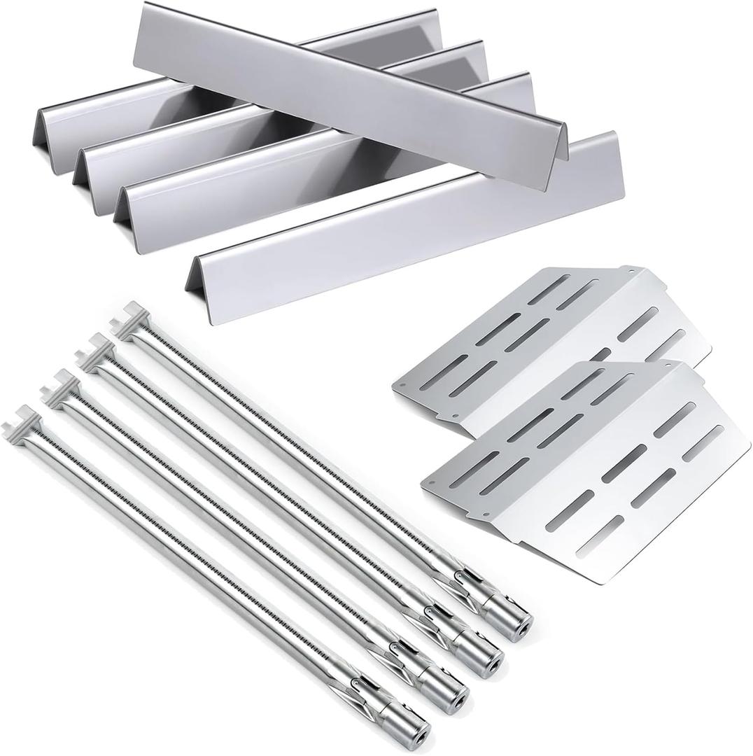 Grill Parts for Weber Genesis 300 Replacement, For Weber Genesis 300 Series Grill with Front Control E310 E320 S310 S320 S330 EP310, Burners 62752 7620 7621 Flavorizer Bars 65505 Heat Deflectors