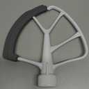 6 Quart Flex Edge Beater for KitchenAid Bowl-Lift Stand Mixers, Paddle Attachment Mixer Accessory