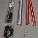 UrbanRed Self Adhesive Curtain Track (3 Meter, 9.8 ft) for Smooth Ceiling or Wall - No Drill, Screws, Ceiling Curtain Track, Curtains Rod, Ceiling Mount, Adhesive Curtains Rod (Non-Flexible)