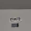 CCVOO Trendy Reading Glasses for Women, Oversized Blue Light Readers, Cheaters Eyeglasses, Stylish Square Cat Eye Glasses (Black)