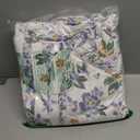 100% Cotton Duvet Cover King Size, Reversible Floral Duvet Cover Set King Cotton with Zipper Closure, Soft 3 Pieces Bedding Set with 2 Pillow Shams (20"x36") (Purple Flower)