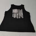 Womens' Crewneck Sleeveless Summer Casual Loose Fit Basic Shirts (Black, L)