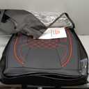 Coverado Toyota Tundra Seat Covers, Leather Seat Covers Compatible with 2007-2021 Toyota Tundra Crew/Crewmax/Extended/Double Cab Automotive Seat Covers for Car Trucks (Front, Red) 