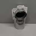 Whirlpool 4396004 Genuine OEM Dryer Exhaust Duct single unit silver