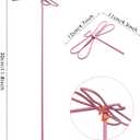 3-Piece Pink Metal Dragonfly Garden Stakes - Iron Wire Outdoor Decor for Patio Lawn Decoration