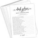 50 Pack Baby Shower Games - Fun Dad Joke Game - Great for Baby Shower, Baby Sprinkle, or Any Party!