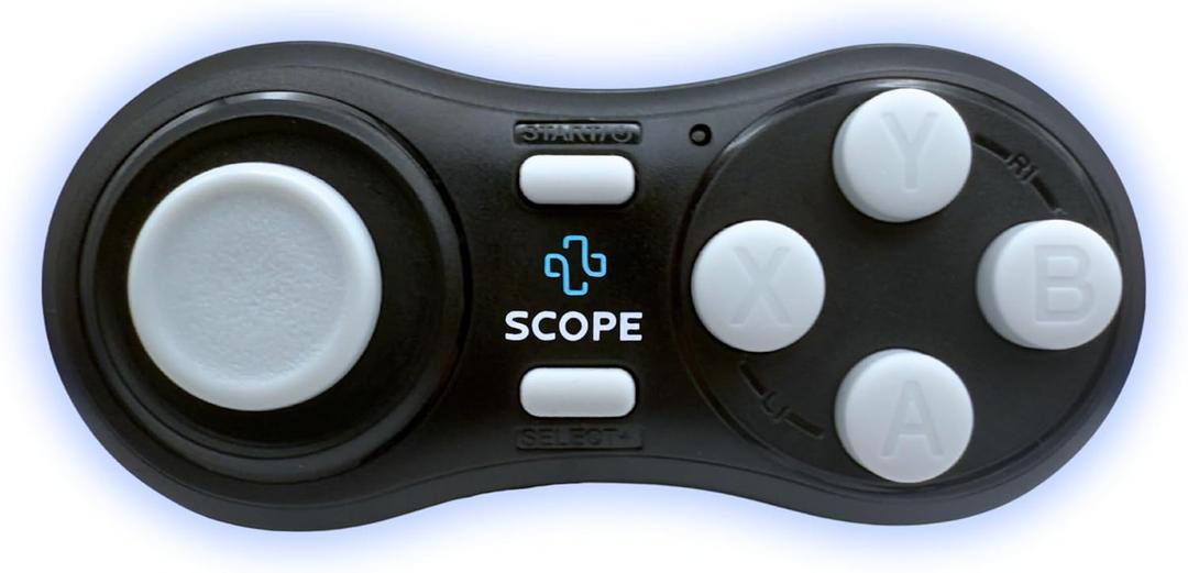 Scope Remote- Remote for Anki. Customizable with Anki Add-on, Compatible with Windows, Mac, iOS, iPad, and Android. Quizlet Compatible, Anki Controller. Midnight Black, Plus (16-18 Hours Battery)