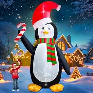 PARAYOYO 12FT Giant Halloween Inflatable Stacked Pumpkin Decoration, Halloween Blows up Pumpkins Inflatable Built-in 4 LEDs for Halloween Inflatables Outdoor Decoration Party Haunted House Lawn Decor