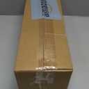 SPACEKEEPER Slim Rolling Storage Cart 4 Tier Bathroom Organizer Mobile Shelving Unit Utility Cart Tower Rack for Kitchen Laundry Narrow Places, White