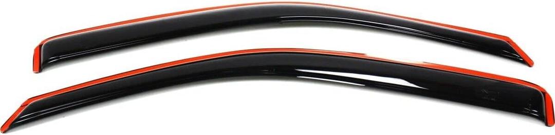 Replacement for Compatible with 192436 Ventshade Set of 2 Window Visors Front Driver & Passenger Side New Pair