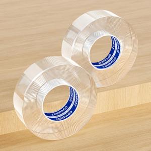 ZOMPAGO Clear Soft Corner Protectors for Furniture Strip, 0.8in x9.84FT, 2 Roll, Sharp Edge & Table Bumper, Window Edge, Wall Protector, Soft Corner Guards Safe for Proof, Table Corner Protectors in Family