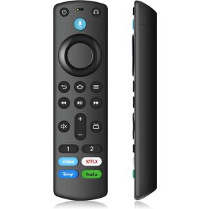 TV Remote Control Replacement (3rd Gen) Compatible with Fire Smart TV Cube & Stick Remote (2nd Gen/ 3rd Gen/ 4K/ 4K Max/Lite)