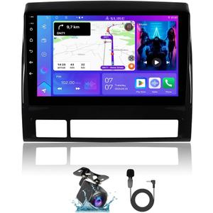 ASURE Android 15 Car Stereo for Toyota Tacoma 20052013-9 HD Touchscreen Head Unit with Wireless CarPlay, Android Auto, GPS, Dual-Band WiFi, DSP - Bluetooth Radio Upgrade for Tacoma Owners (4core 4GB RAM+64GB ROM)