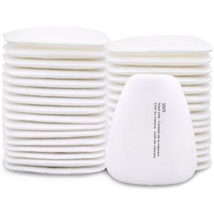 30PCS 5N11 Filter - ANUNU 6001 Filter for 6200, 6800, 6000, 7501, 7502 Series Respirator Filter Cotton Against Paint Spray Epoxy Resin Welding