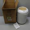 Pukomc Smart Sensor Wastebasket, Convenient and Hygienic Easy to Use, Technology Sensor Waterproof Wastebasket Plastic Trash can for Kitchen, Bathroom, Bedroom, Living Room, Office and Outdoor (1 Pack, white)