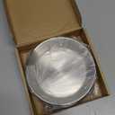 Cat Bowls, 2 Pcs Stainless Steel Cat Bowls for Food and Water, Whisker Fatigue Shallow Non-Slip Dishes Plates for Small Dog Puppies Cats