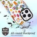 for iPhone 16 Case, Mediterranean Food Collage, Cute Soft Slim TPU Compatible with MagSafe, Military-Grade Drop Protection & Camera Protection for Women Girls (FancyCut)