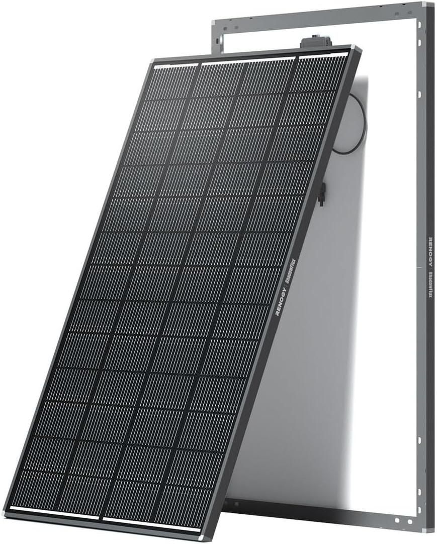 RENOGY REGO 200 Watt Solar Panel ShadowFlux, N-Type 25% High Efficiency, 1 Pack 200 watt Panel