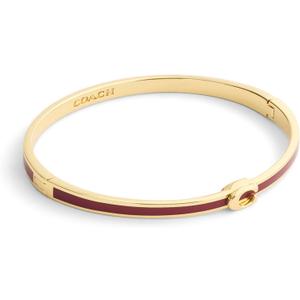 COACH Jewelry Women's Signature C Enamel Bangle Bracelet
