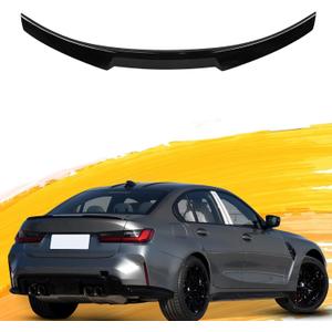 Rear Trunk Spoiler Compatible with 2019-2022 BMW G20 3-Series 320i 330i 330e M340i 318d 320d 330d M3 Sedan Tail Wing Spoiler Rear Trunk Lip Plastic