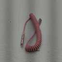 USB to USB-C and Lightning Cable Combo 2 in 1 Coiled Cable Apple Carplay & Android Auto Compatible [MFi& 3A Fast Charge& Data Sync] Coiled Lightning and USB C Cable for iPhone 16/15/14/13 Android, Pink