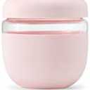 W&P Porter Seal Tight Glass Lunch Bowl Container w/Lid Blush 24 Ounces Leak & Spill Proof, Soup & Stew Food Storage, Meal Prep, Airtight, Microwave and Dishwasher Safe, BPA-Free Glass