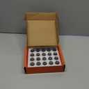 TIROL 20pcs M12X1.5 Lug Nuts, Compatible with Ford Focus, Chevrolet Impala, HHR Malibu, Buick Cadillac Chrysler Dodge GMC Lincoln One-Piece Design, Factory Acorn Wheel Lugnuts - 1.38" Height 3/4" Hex