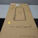 58"x19"Floor Mirror Full Length,Arched Full Length Mirror with Stand,Full Body Mirror,Hanging or Large Leaning for Bedroom Living Room Black