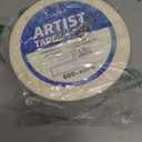 JusArt 3 Packs Artist Tape for Watercolor Paper, 1 inch Wide Total 600FT Long, White Art Tape for Masking, Framing, Painting, Acid Free, Low Tack