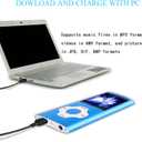 MP3 Player, Hotechs MP3 Music Player with 32GB Memory SD Card Slim Classic Digital LCD 1.82'' Screen Mini USB Port with FM Radio, Voice Record