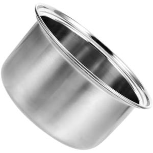Ciieeo Small Hot Pot Liner Stainless Steel Cookware Rice Maker Pan Nonstick Cookware Rice Inner Tank Rice Cooker Pressure Pot Rice Cooking Pan Induction Hops Individual
