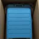 Traveler's Choice Pagosa Indestructible Hardshell Expandable Spinner Luggage, Baby Blue, 30-Inch Large