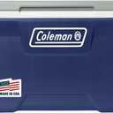 Coleman Classic Series Insulated Portable Cooler, Leak-Resistant Outdoor Hard Cooler Keeps Ice up to 5 Days, 52 Quart (Twilight)